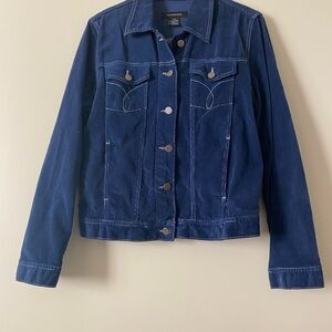 Women's Navy Corduroy Jacket
